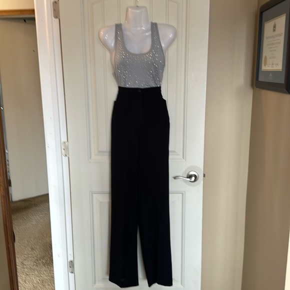 Navy 3 piece Suit. Blazer, Panta and Skirt. - Picture 1 of 14